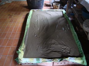 Drying clay
