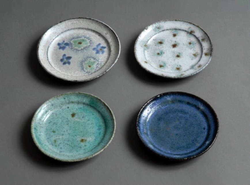 #55 Miniature dishes/tallerkener , D 10-11 cm