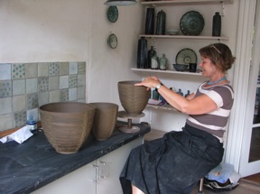 Shaping new piece