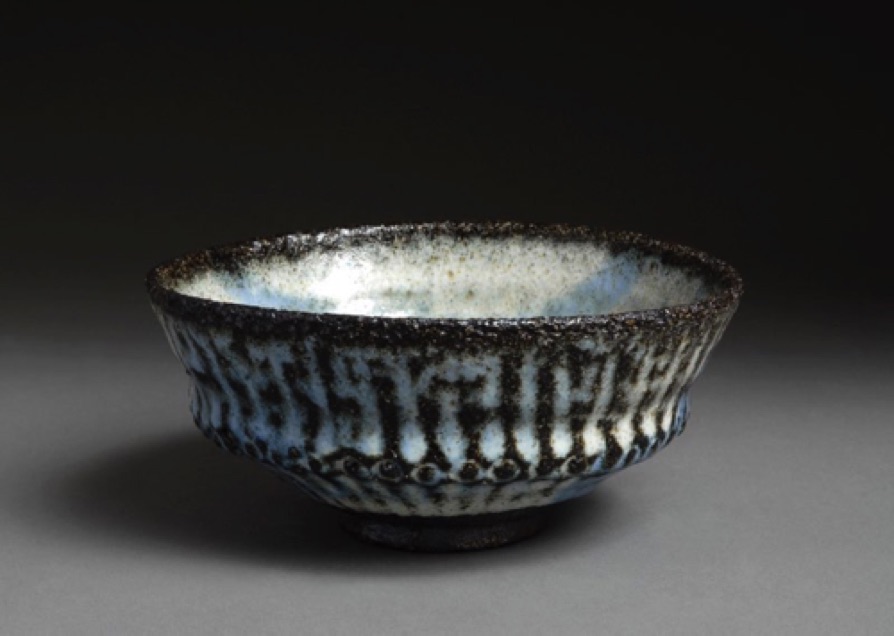 #4 Tea Bowl with frieze. Teskål med frise , D 16 cm H 7.5 cm