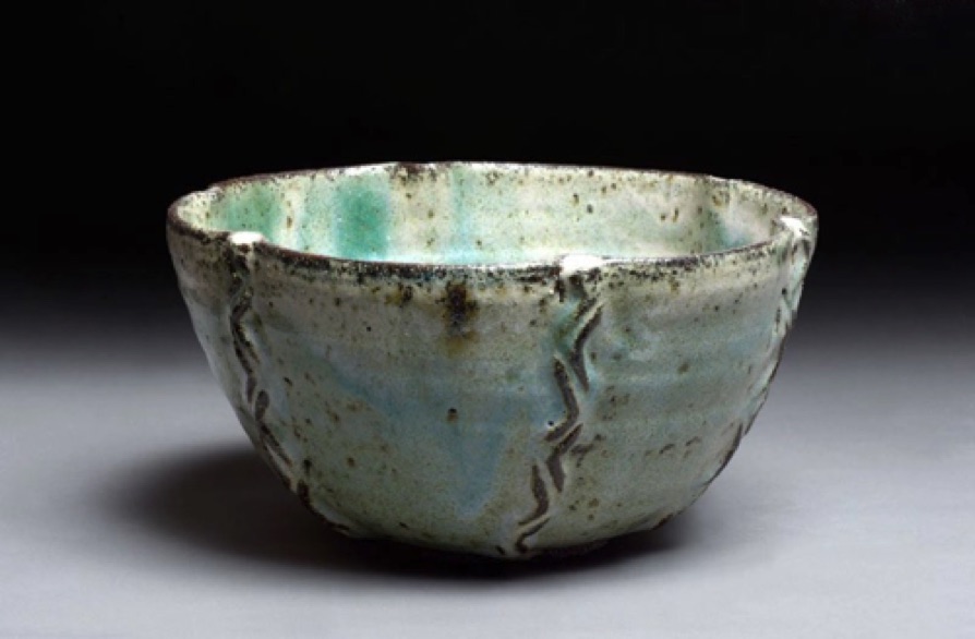 #8 Bowl with zigzag/skål med zigzag , H 12 cm D 24 cm