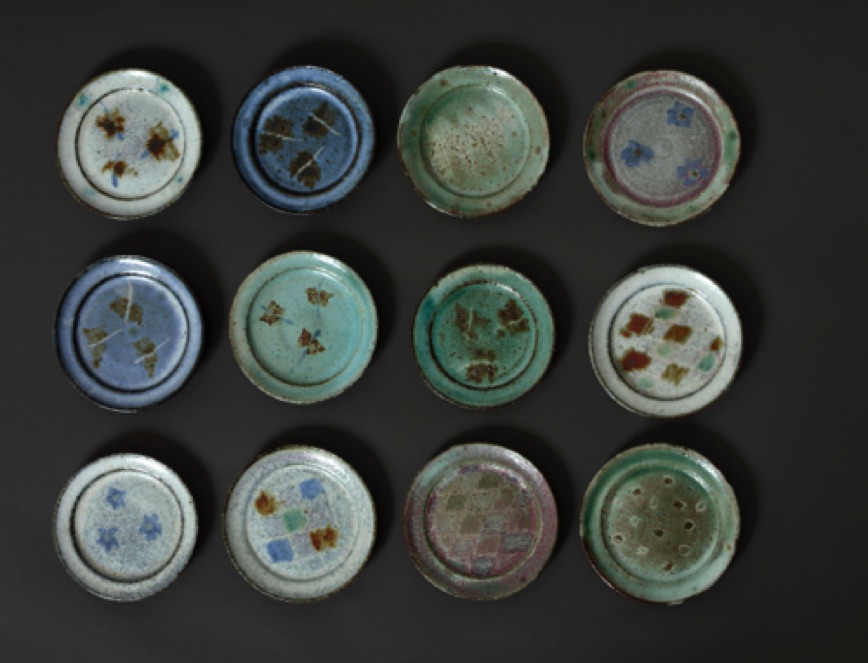 #56 Miniature dishes/tallerkener , D 10-11 cm